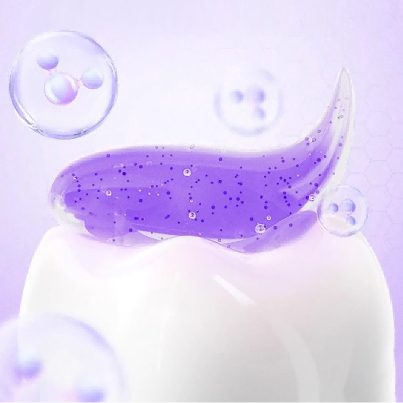 purple whitening toothpaste
