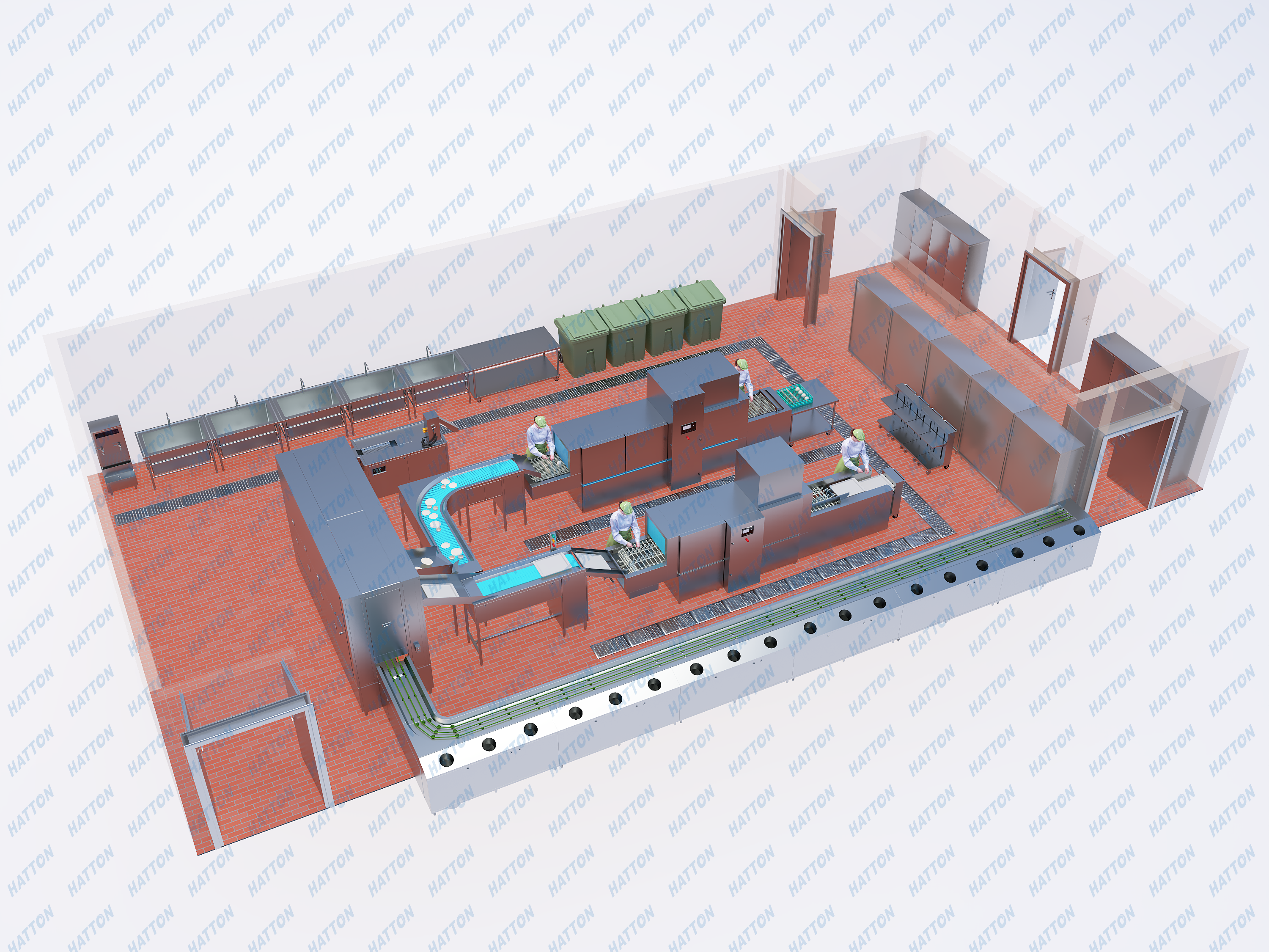 fully automated dish washer