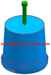 Plastic paint bucket mold