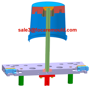 Plastic paint bucket mold