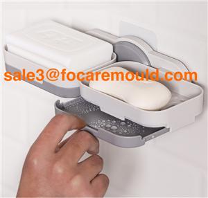 double layer drainage soap box mold product structure